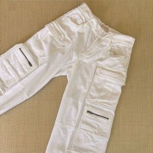 Alice + Olivia Cay Denim Cargo Pants